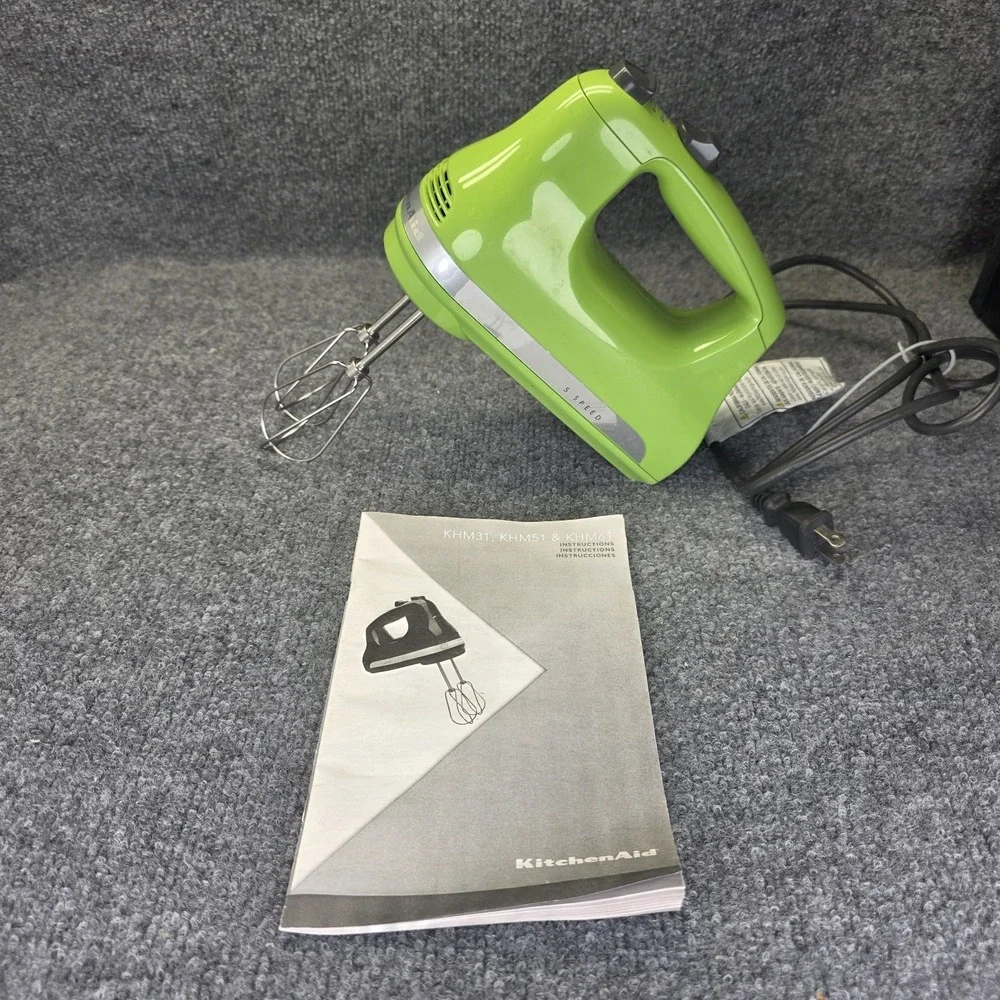 KitchenAid Ultra Power 5-Speed Hand Mixer Model KHM512GA In Color